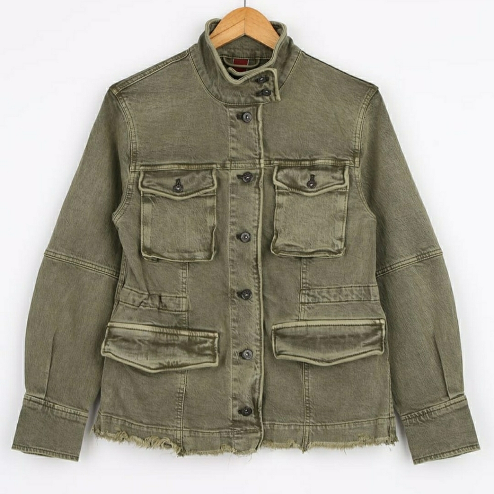 NWOT Brand new Harley Washed Olive Green Military Shirt